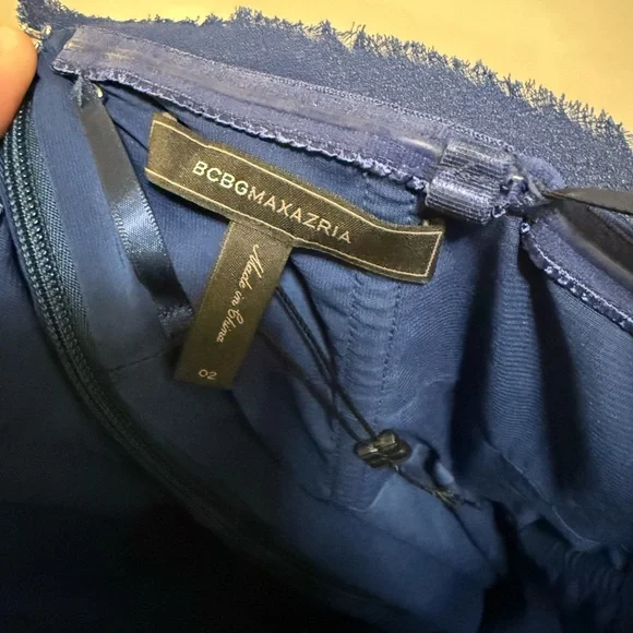 BCBG Max Azria Ruella Dress Blue Depth Size 2 NWT - Picture 4 of 6